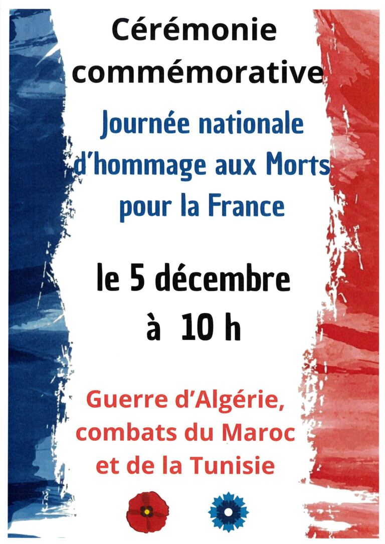 Cérémonie 5 décembre